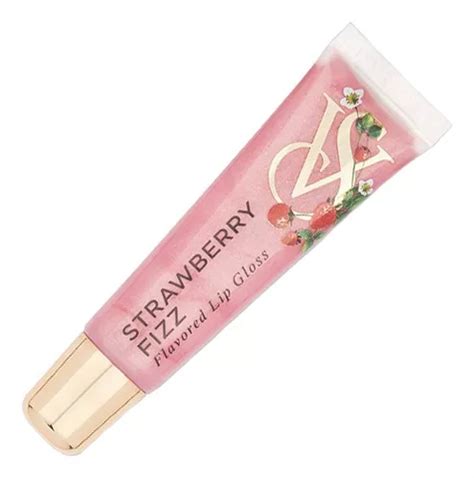 Lip Gloss Flavored Strawberry Fizz Victorias Secret Acabamento Brilhante Cor Pink Frete Grátis