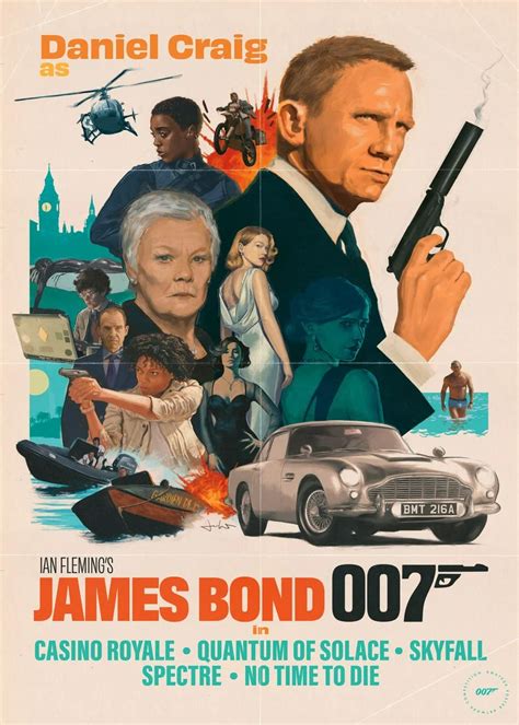 James Bond Fan Art Poster By Somma Design Displate Artofit