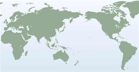 World Map Japan Center Cvln Rp