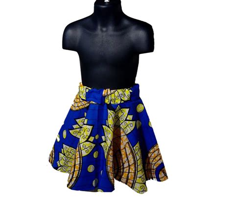 Girls Ankara Skirt Kente Skirt Girls Circle Skirt African Etsy