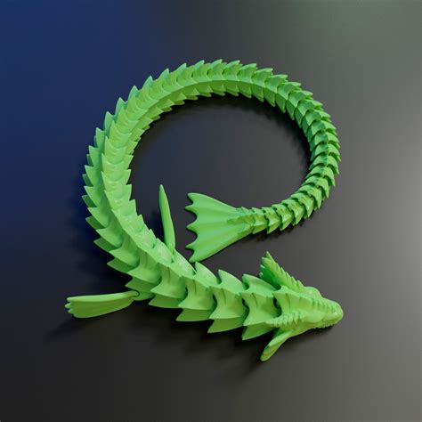 Articulated Sea Dragon 3d Model 3d Printable Cgtrader