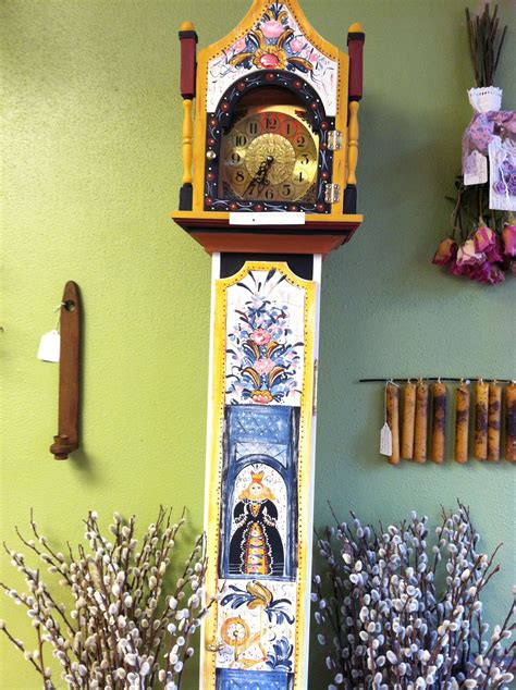 Hand Painted Grandfather Clock Created By Rosis Cottage Treasures