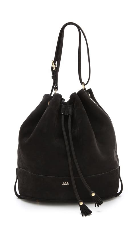 Apc Seau Gf Bucket Bag In Black Lyst
