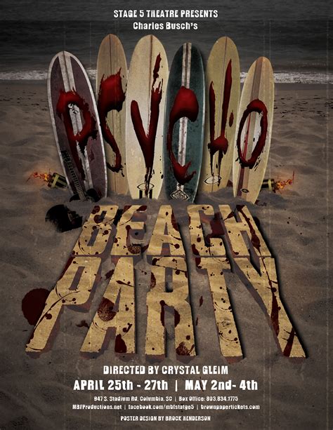 Psycho Beach Party Poster On Behance