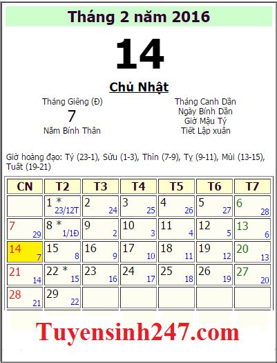Các ngày lễ ở việt nam được tiến hành: Valentine 2016 là ngày nào?