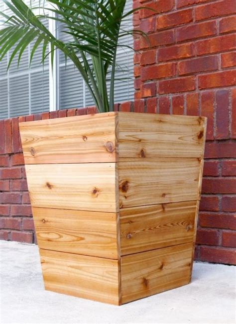 Deck planning 101 before you draw up the blueprints, know the basics—from deck building materials to codes and permits. How to build a DIY tapered cedar planter | Diy wooden planters, Diy wood planters, Diy planters