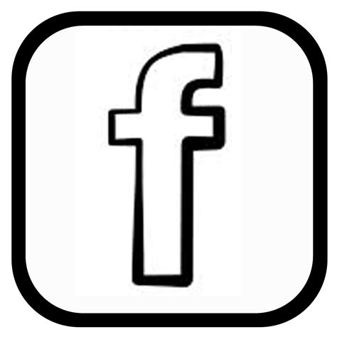 Facebook Logo Clipart Black And White Images Amashusho Imagesee