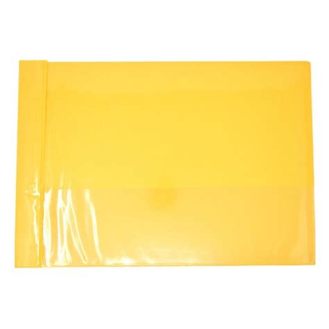 Folder Plastiazul Tapa Transparente A3 Amarillo