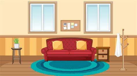 Living Room Interior Design With Furniture 3112548 Vector Art At Vecteezy