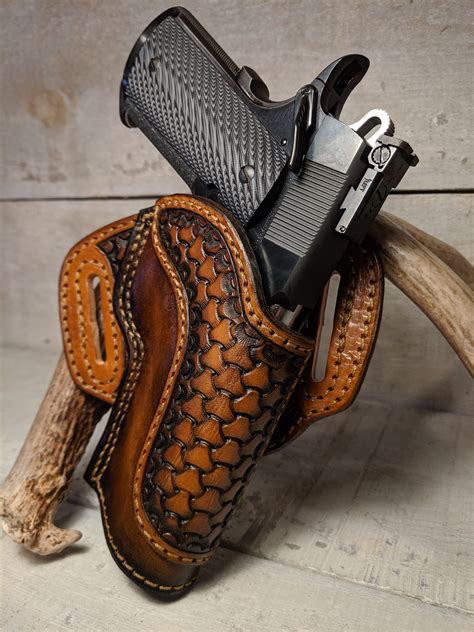 Handmade Open Top Leather Holster SHIPS FREE In NORTHAMERICA Yes
