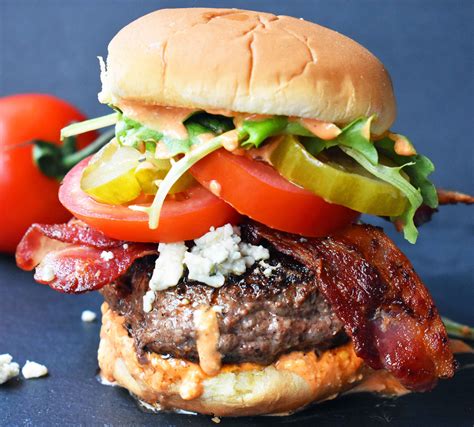 Even people who don't really like lamb have enjoyed these burgers. Dragonslayer Burger. Beef with blue cheese, crispy bacon ...