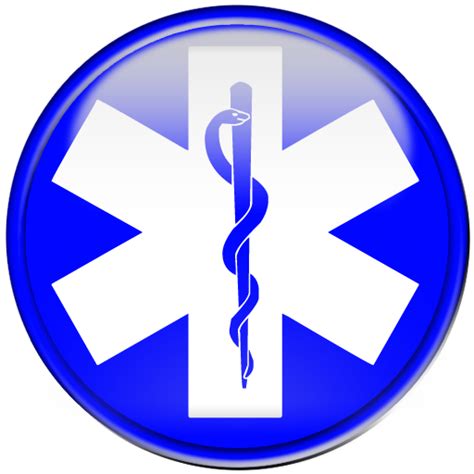 Blue Star Of Life Symbol Button Clipart Image Ipharmd Clipart Best