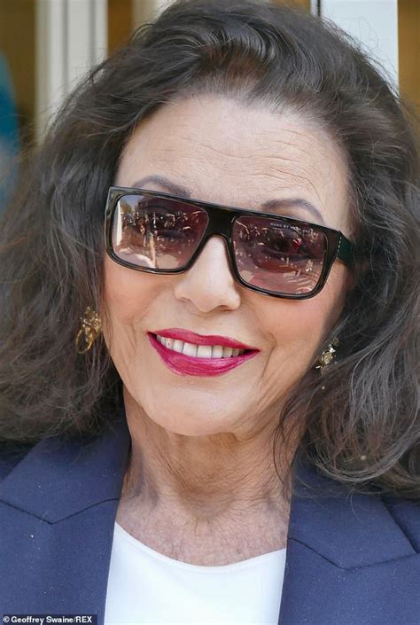 Joan Collins 85 Oozes Glamour In A Nautical Inspired Look Daily