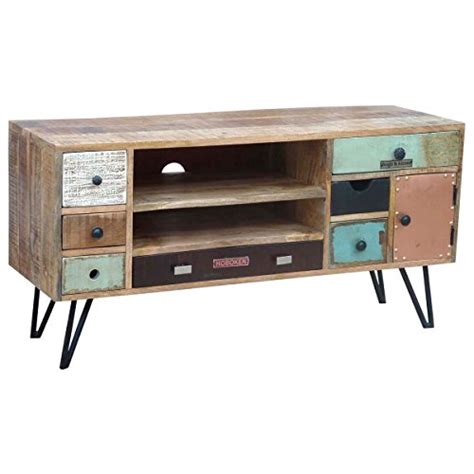 Tv schrank massivholz mango tv mobel wohnzimmer mobel massivholz tv lowboard schubladen offenes fach dansk online kaufen. TV-Board Lowboard TV-Bank Stord, Vintage Retro Design ...