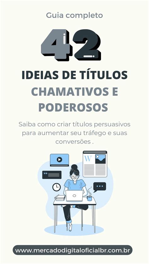 Umas Das Maiores Dificuldades De Muitas Pessoas Criar T Tulos