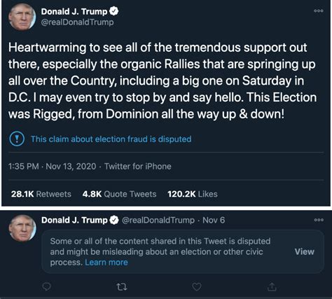 Twitter Flagged Donald Trumps Tweets With Election Misinformation