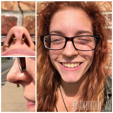 This Awesome Little Lady Got Her Septum Pierced With Some Anatometal