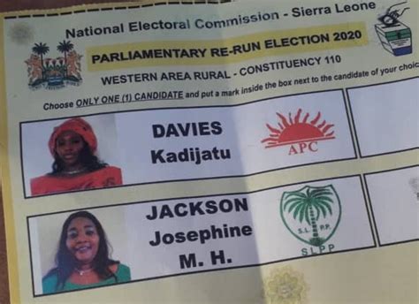 People Of Constituency 110 In Freetown Head For The Polls Today Op Ed The Sierra Leone Telegraph