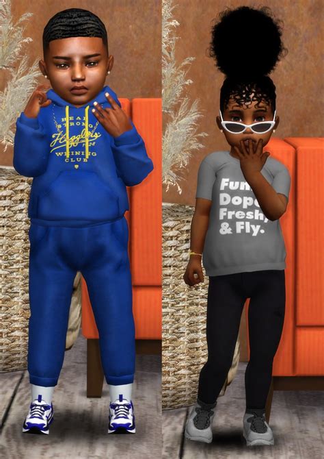 Proud Black Simmer Toddler Hair Sims 4 Sims 4 Toddler Sims 4 Clothing