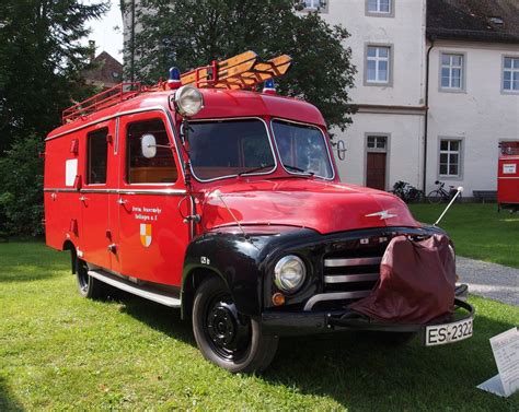 Löschfahrzeug Opel Blitz Aufbau Ziegler Baujahr 1958 der FFW Nellingen