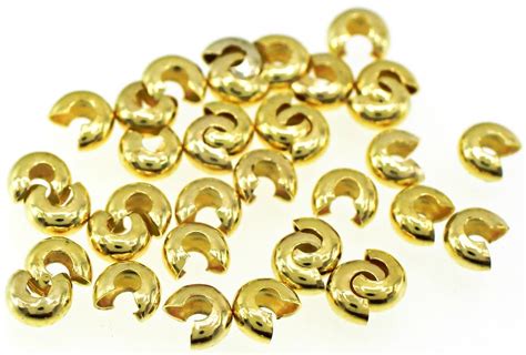 Beads Clamshell Bead 3mm Select Your Colour Cord End Bead Tips