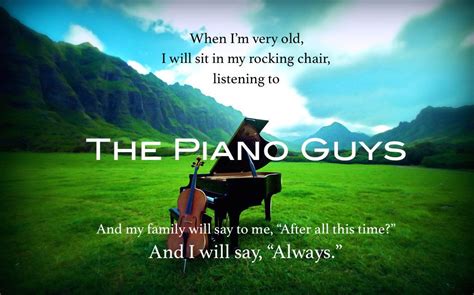 Omnia vincit amor, et nos cedamus amori. The Piano Guys. Always. :') | Piano man, Songs, Love songs