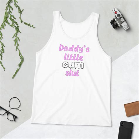 Daddys Little Cum Slut Tank Top Ddlg Clothing Clothes Etsy