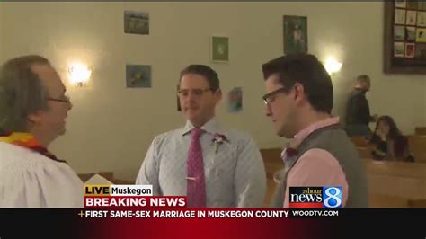 Same Sex Marriage Licenses Issued In Muskegon Co Youtube