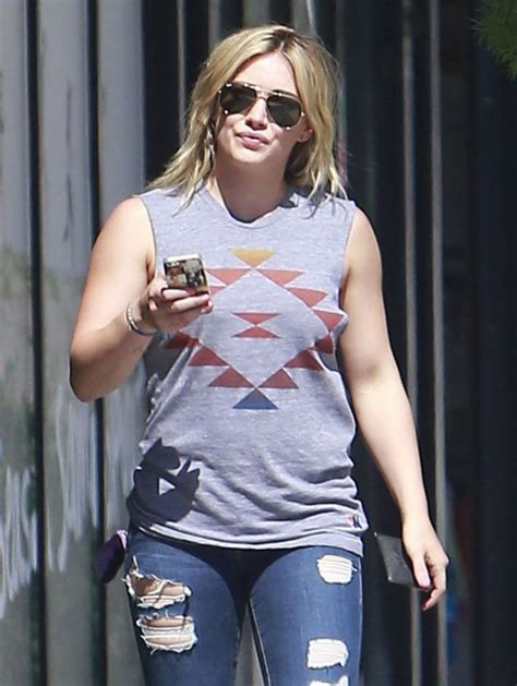hilary duff in tight ripped jeans out in los angeles hawtcelebs