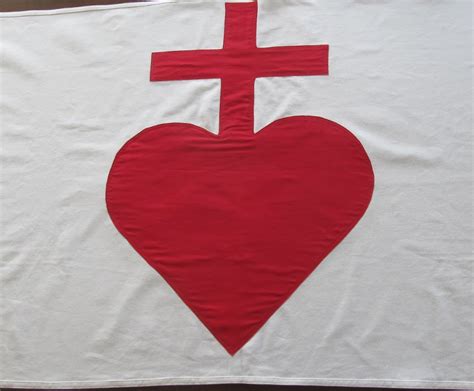 Sacred Heart Of Jesus Flag Vendee Flag Founders Tradin Post