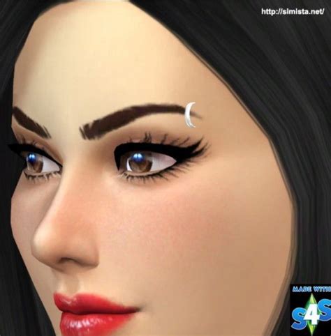 Simista Eye Brow Piercing Sims 4 Downloads Eyebrow Piercing Sims