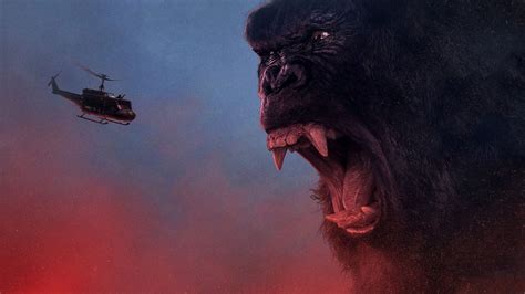 Desktop Wallpaper 2017 Movie Kong Skull Island Angry Kong Hd Image