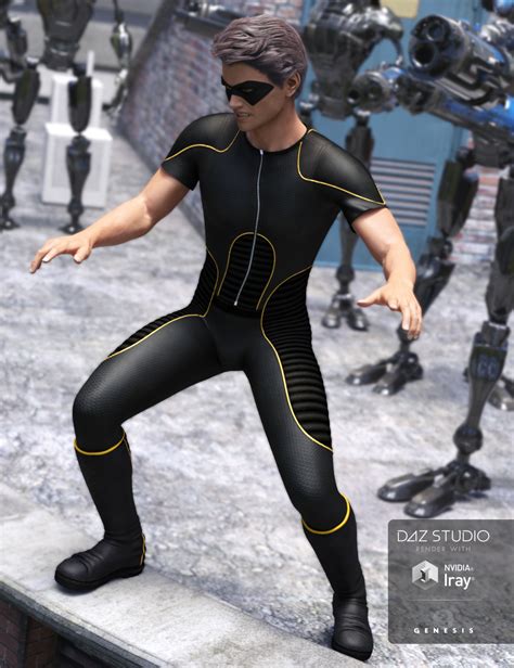 Super Bodysuit For Genesis 3 Males Daz 3d