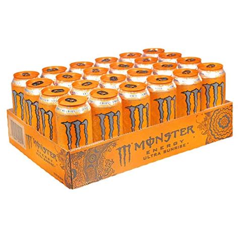 Monster Ultra Sunrise 16 Oz Cans 24 Ct Original From