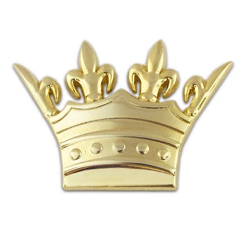 Pinmarts Gold Plated Royal Crown Lapel Pin Ebay