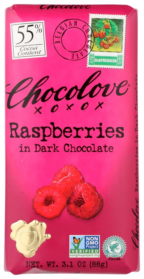 12 Pack Chocolove Raspberries In Dark Chocolate 31 Oz Walmart