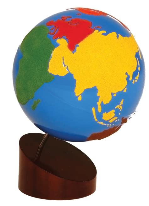 montessori materials parts   world sandpaper globe premium quality