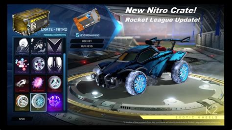 Nitro Crate Opening Rocket League Update Youtube