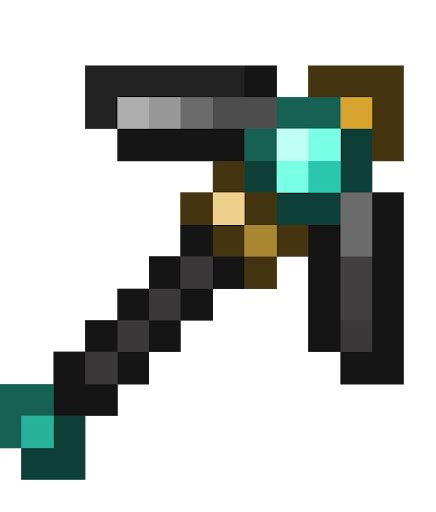 Netherite Pickaxe Nova Skin Minecraft Pixel Art Pixel Art Mommy