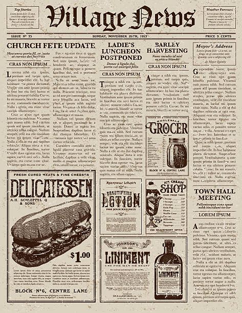 Vintage Newspaper Template
