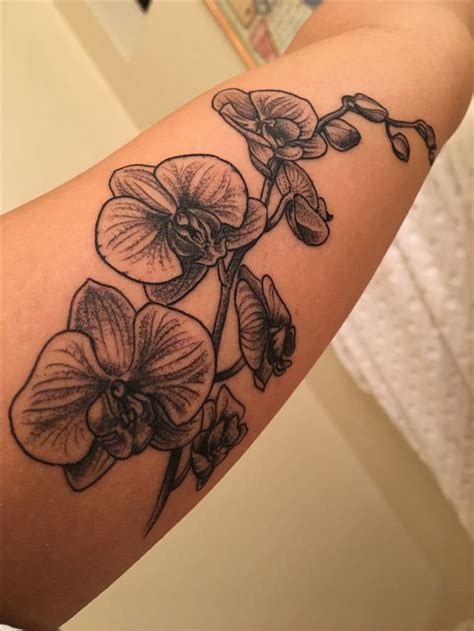 Themariaisabella Orchid Tattoo By Woodrow Robinson In Santa Cruz