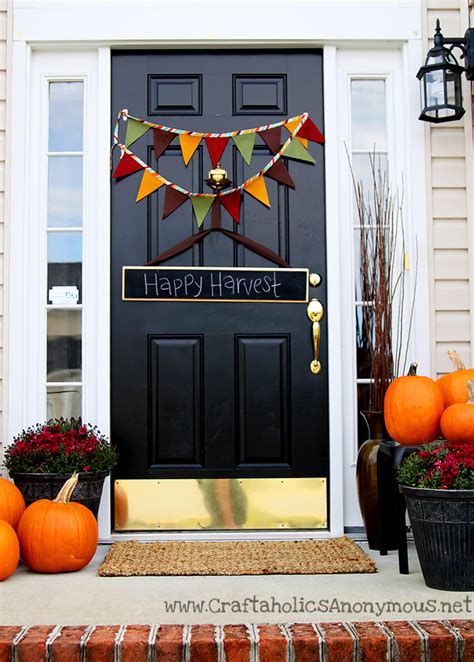 40 Easy Thanksgiving Front Door Decorations Ideas