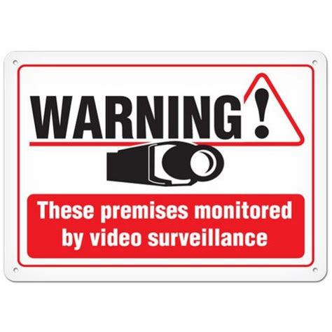 Market data explanation / disclaimer. Buy GHS Safety SS5076P, Sign "Warning - These Premises Monitored by V..." - Mega Depot
