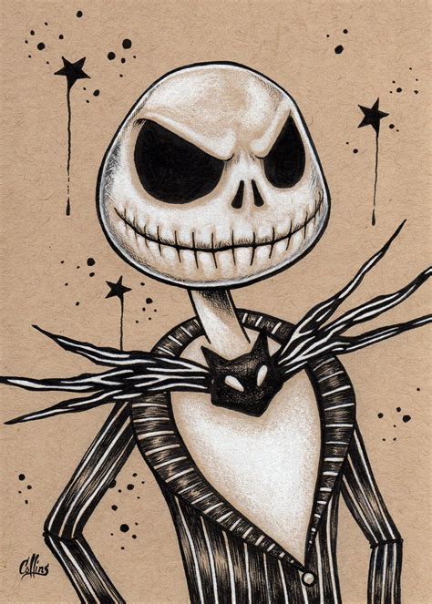 Jack Skellington Nightmare Before Christmas Fine Art Wall Etsy Jack