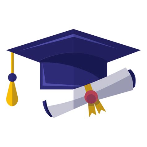 Graduation Hat And Diploma Icon Transparent Png And Svg Vector File