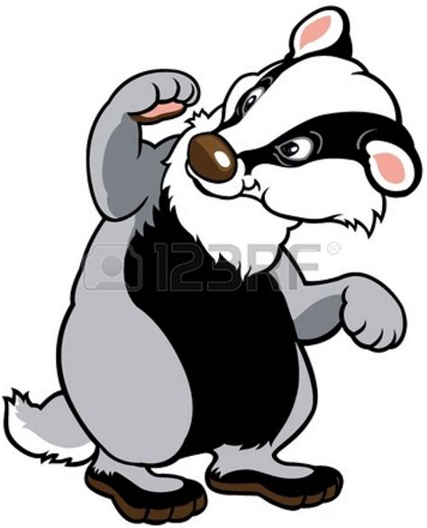 Cartoon Badger Clipart Full Size Clipart 1060886 Pinclipart