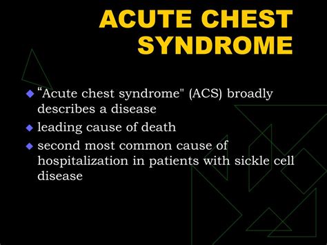 Ppt Acute Chest Syndrome Powerpoint Presentation Free Download Id