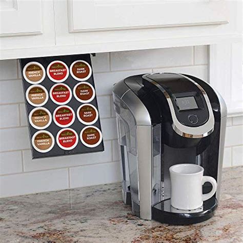 Ez Shelf By Perfect Pod Under Shelf Storage For K Cups Coffee Holder Compatible With Keurig K