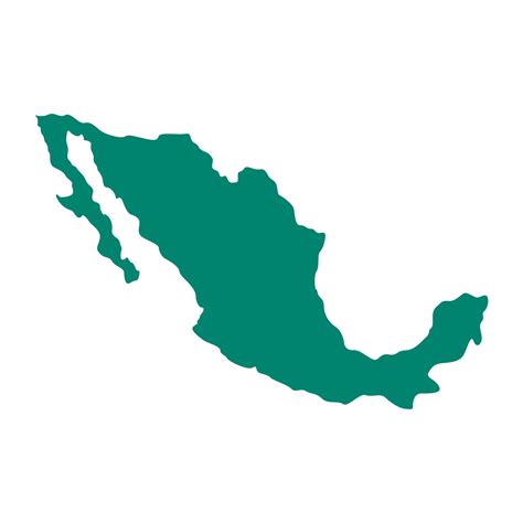 Icono De Estilo Plano Del Mapa De México 2476987 Vector En Vecteezy