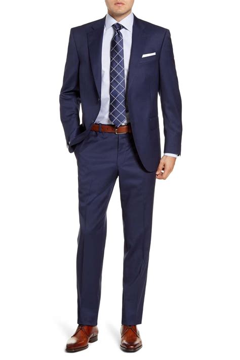 You may also find similar styles in polyester suits. Peter Millar Flynn Classic Fit Houndstooth Wool Suit in ...